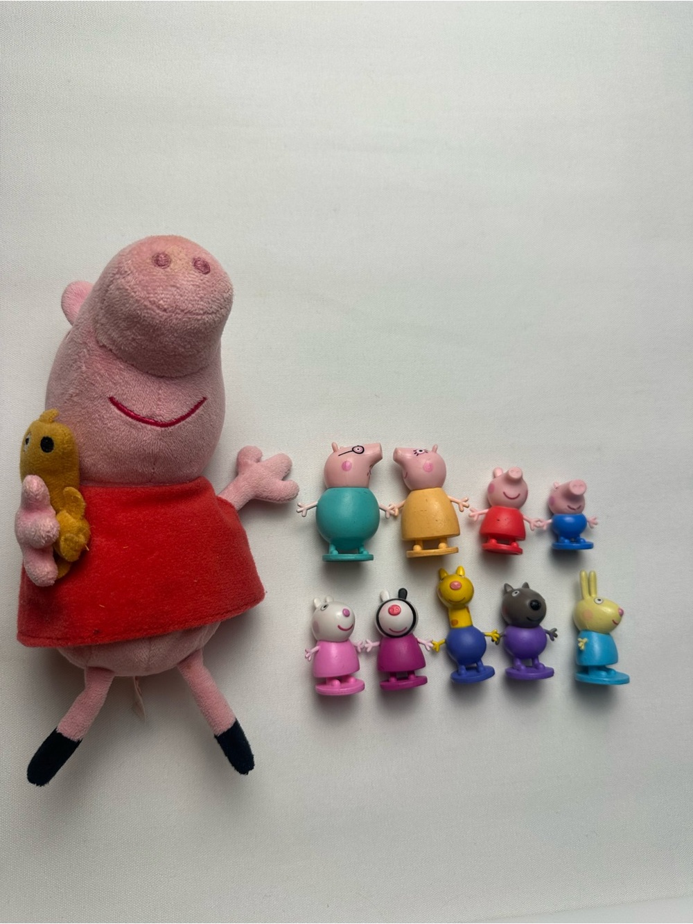 Peppa Pig Plush and Mini Figure Set